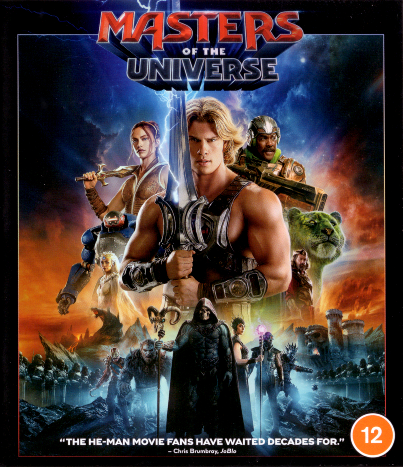 Masters of the universe 2026 elokuvan Blu-Ray julkaisun etukansi